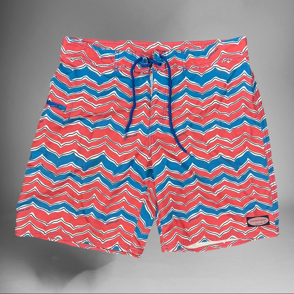 Vineyard Vines Men’s Board Shorts Swim Trunks Waist 33.